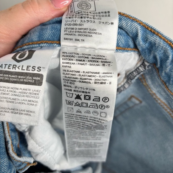 Levi’s Ribcage Cropped Bootcut Jeans Jazz Away size 30 - Picture 9 of 14